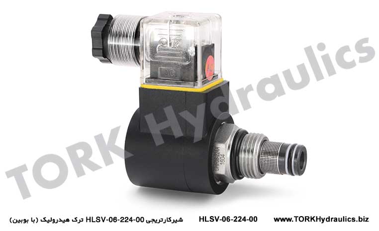 شیرکارتریجی HLSV-06-224-00 ترک هیدرولیک (با بوبین), hidrolik katriç  POPET VALF (NORMALDE KAPALI)