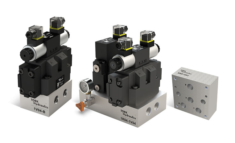 block - valve block - hydraulic cylinder - pressure switch