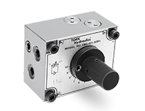 FKC-G1-02BK,فول کنترل سوپاپ دار بلوکی مخصوص اره نواری HYDRAULIC SENSITIVE FLOW CONTROL VALVES