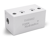 THBM - 02,THBM02 بلوک شیر1/4 قابل نصب روی یونیت (میانی) ترک هیدرولیک
