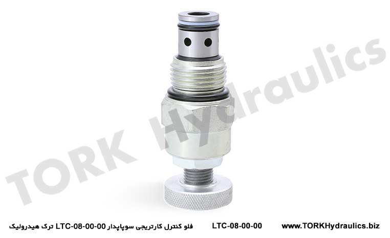 فلو کنترل کارتریجی سوپاپدار LTC-08-00-00 ترک هیدرولیک, Akış kontrol valfi kartuşu LTC-08-00-00 TORK hidrolik