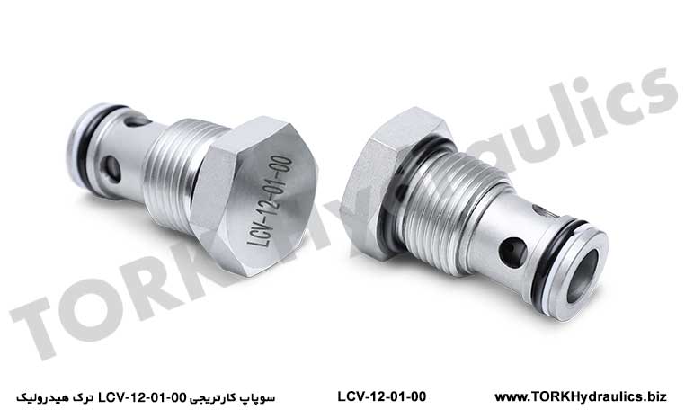 سوپاپ کارتریجی LCV-12-01-00 ترک هیدرولیک, Hydraulic cartridge valve#Hidrolik kartuş valfi