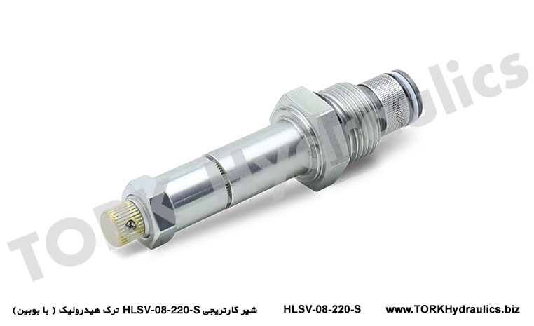 شیر کارتریجی HLSV-08-220-S ترک هیدرولیک ( با بوبین), صمام خرطوشة الكراك الهيدروليكي HLSV-08-220-S (مع بكرة)