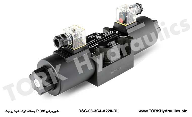 شیربرقی 3/8 P بسته ترک هیدرولیک, Elektroventil 3/8 P Paket TORK hydraulisch