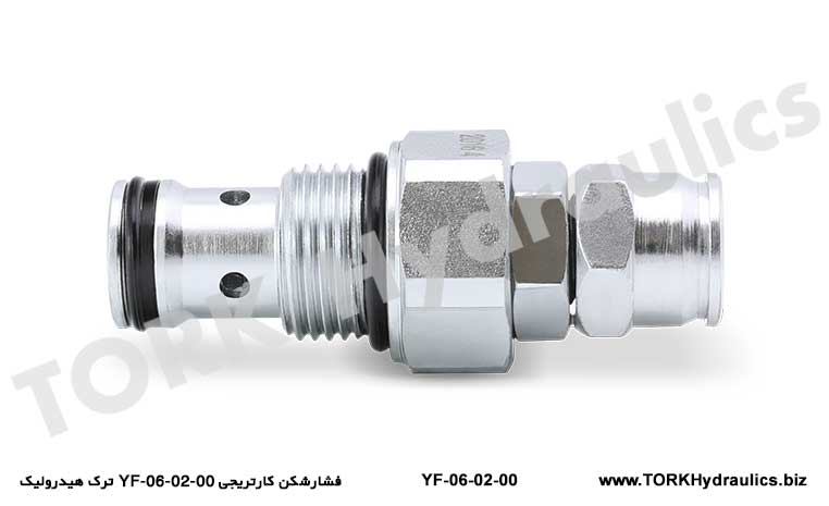 فشارشکن کارتریجی YF-06-02-00 ترک هیدرولیک, فشارشکن کارتریجی هیدرولیک