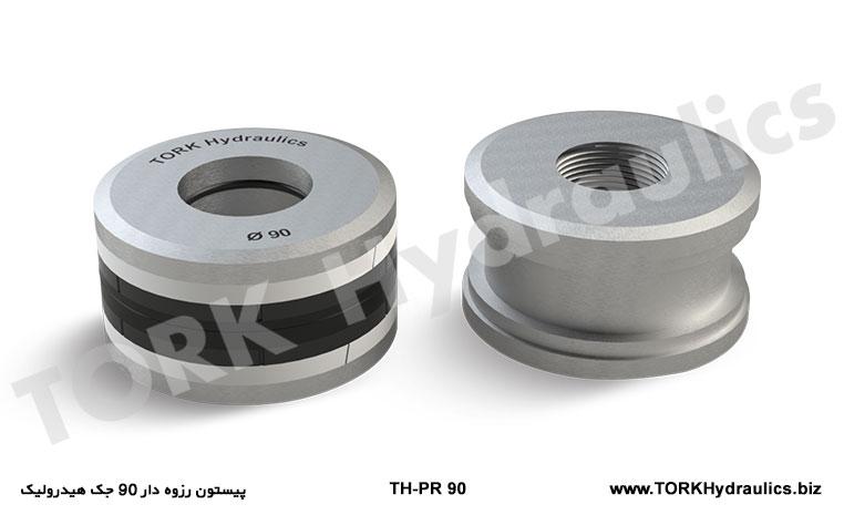 پیستون رزوه دار 90 جک هیدرولیک, مكبس ملولب 90 جاك هيدروليكي