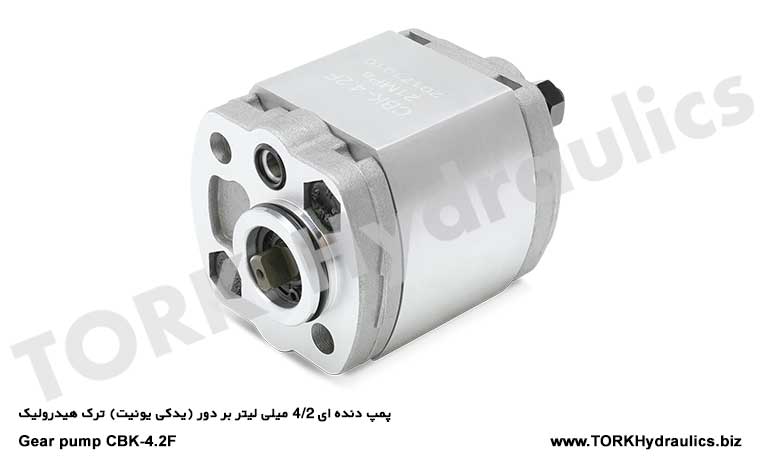 پمپ دنده ای 4/2 میلی لیتر بر دور (یدکی یونیت) ترک هیدرولیک, 2.4 ml gear pump (spare unit) Tork hydraulic