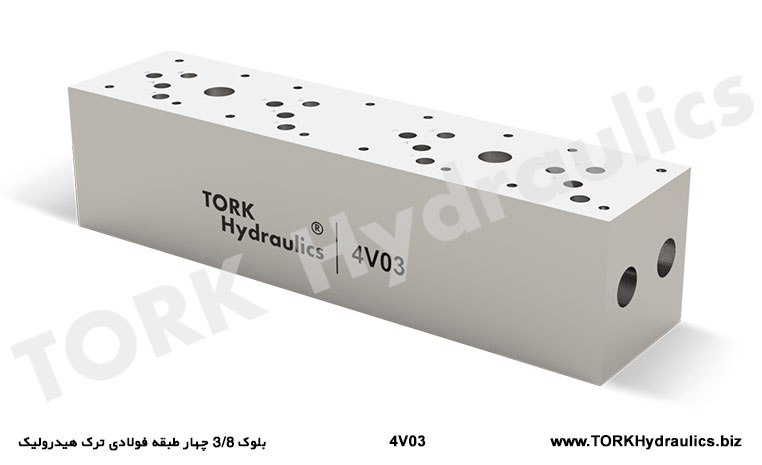 بلوک 3/8 چهار طبقه فولادی ترک هیدرولیک, Блок 3/8 с четырьмя гидравлическими стальными этажами