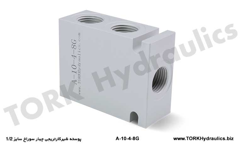 پوسته شیرکارتریجی چهار سوراخ سایز 1/2, Fire-hulls patronventilskall 1/2 størrelse