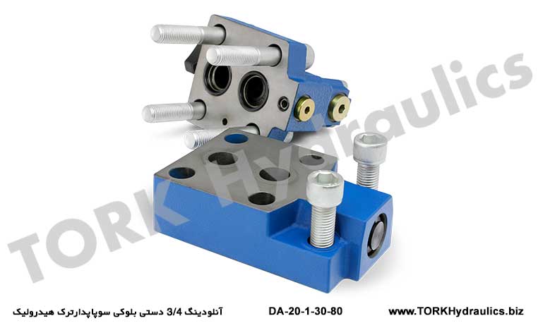 آنلودینگ 3/4 دستی بلوکی سوپاپدار ترک هیدرولیک, Ручная разгрузка 3/4 клапанных блоков