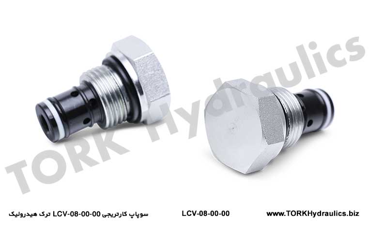 سوپاپ کارتریجی LCV-08-00-00 ترک هیدرولیک, LCV-08-00-00 hidrolik kartuş valfi