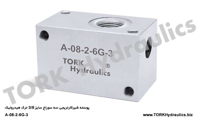 پوسته شیرکارتریجی سه سوراخ سایز 3/8 , Корпус клапана картриджа с тремя отверстиями, размер 3/8#Üç delikli kartuş valf gövdesi boyutu 3/8 hidrolik tork