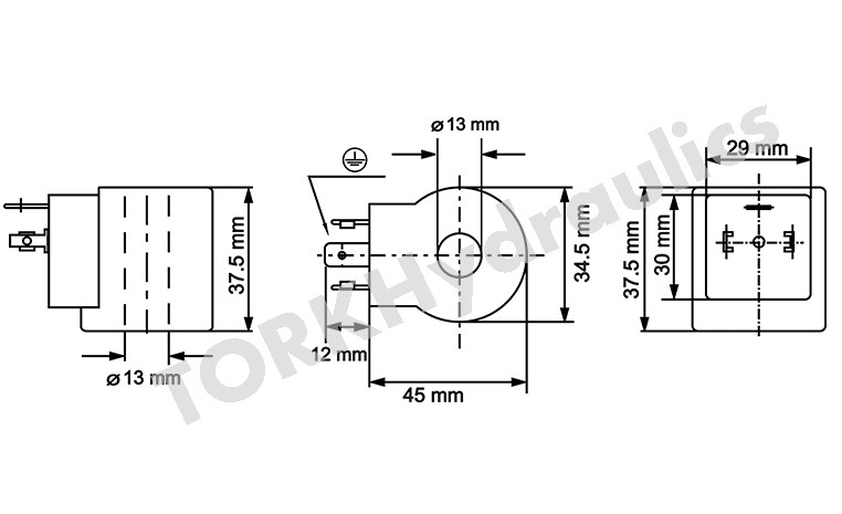 بوبین شیرکارتریجی HLSV-06  ترک هیدرولیک, hidrolik  HLSV-06 KARTİÇ Valf  BOBİNLERİ