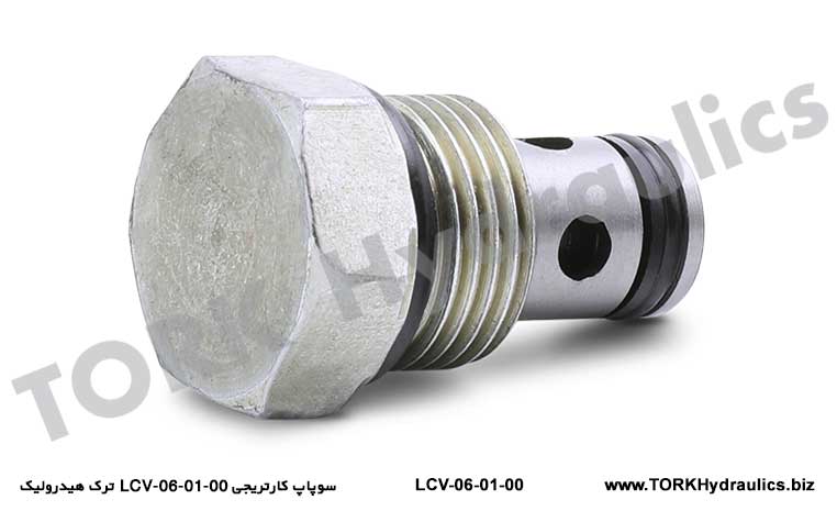 سوپاپ کارتریجی LCV-06-01-00  ترک هیدرولیک, Kompakt hidrolik katriç Çek Valf