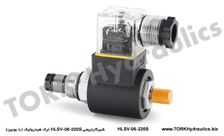 شیرکارتریجی HLSV-06-220S ترک هیدرولیک (با بوبین), POPET VALF (NORMALDE KAPALI) HLSV-06-221